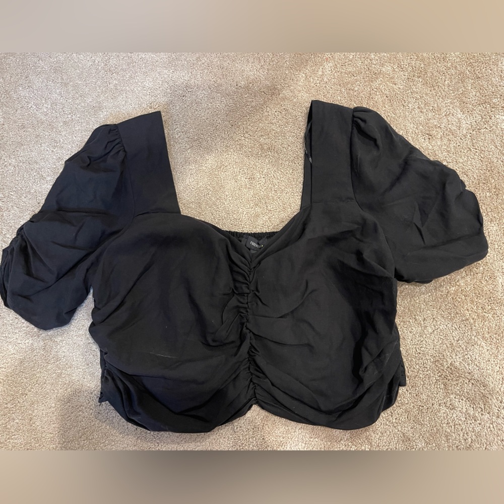 Black Crop Top